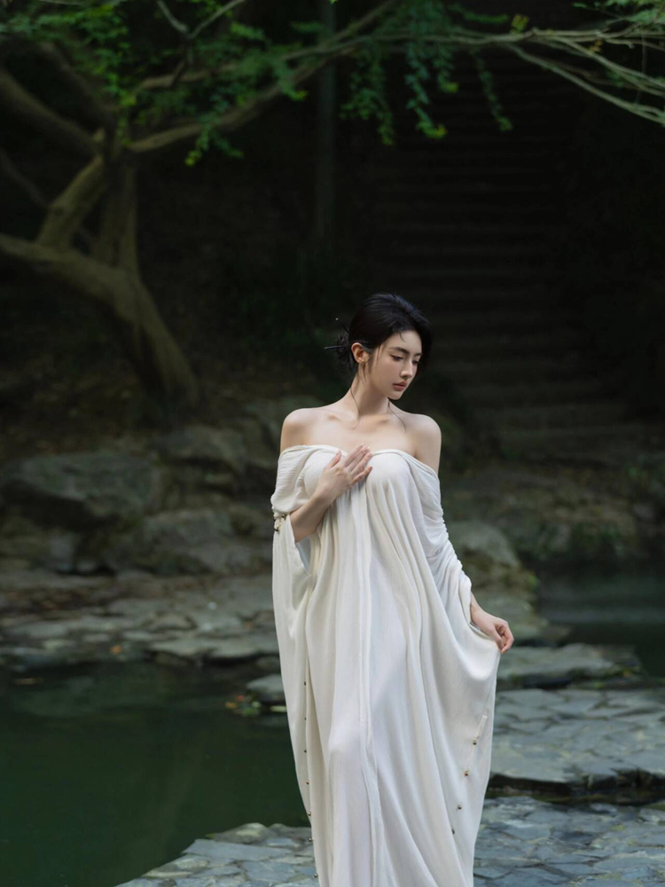 Ethnic Fashion Studio - Wedding Morning Robe Chinese Style Loose