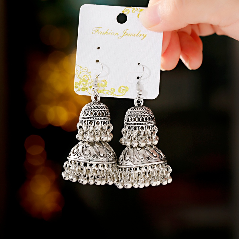 Ethnic Indian Fashion - Egypt Vintage Women's Silver Color Double