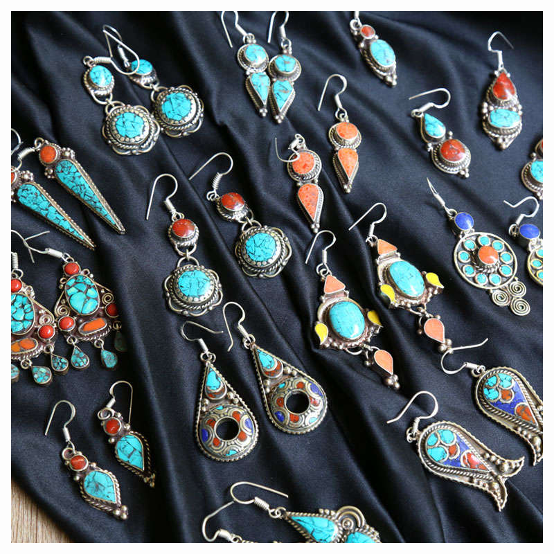 E007 Indian Vintage Hand Earri – обзор и цена Ethnic Indian Fashion