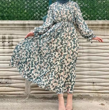 New Summer Floral Abaya Dubai  – обзор и цена Abaya Modest Wear