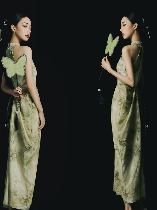 New Green Chinese Style Backle – обзор и цена Ethnic Fashion Studio
