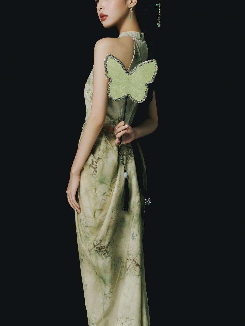 New Green Chinese Style Backle – обзор и цена Ethnic Fashion Studio
