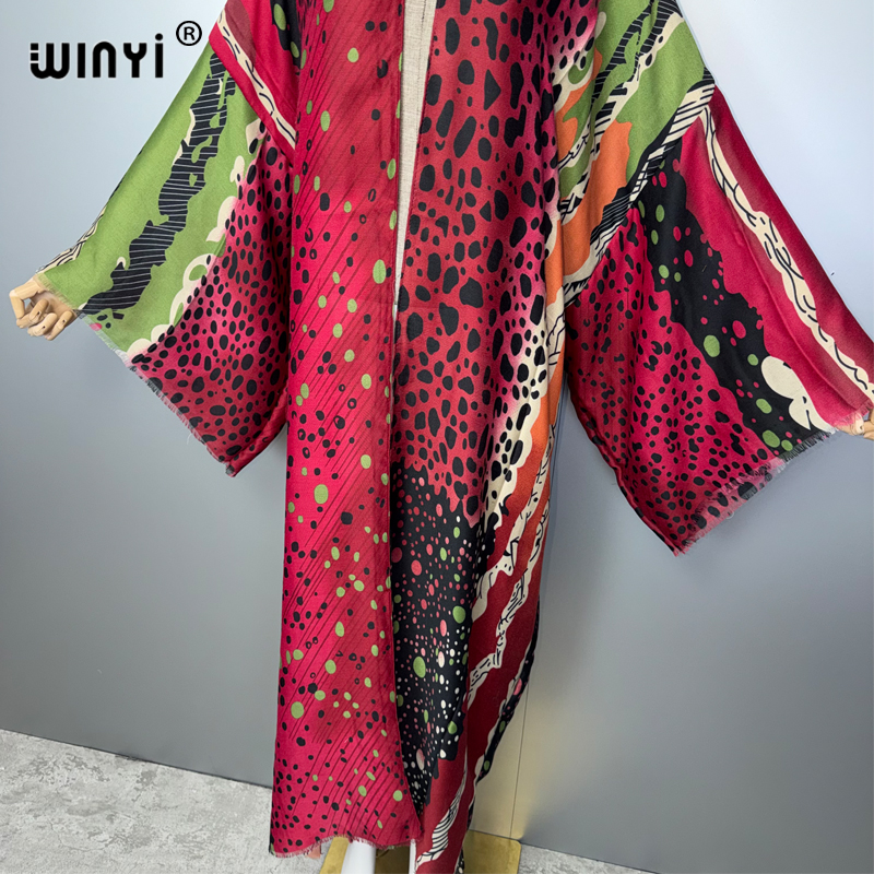WINYI Bohemian Kimono Loose Ca – обзор и цена Kaftan Women Boho