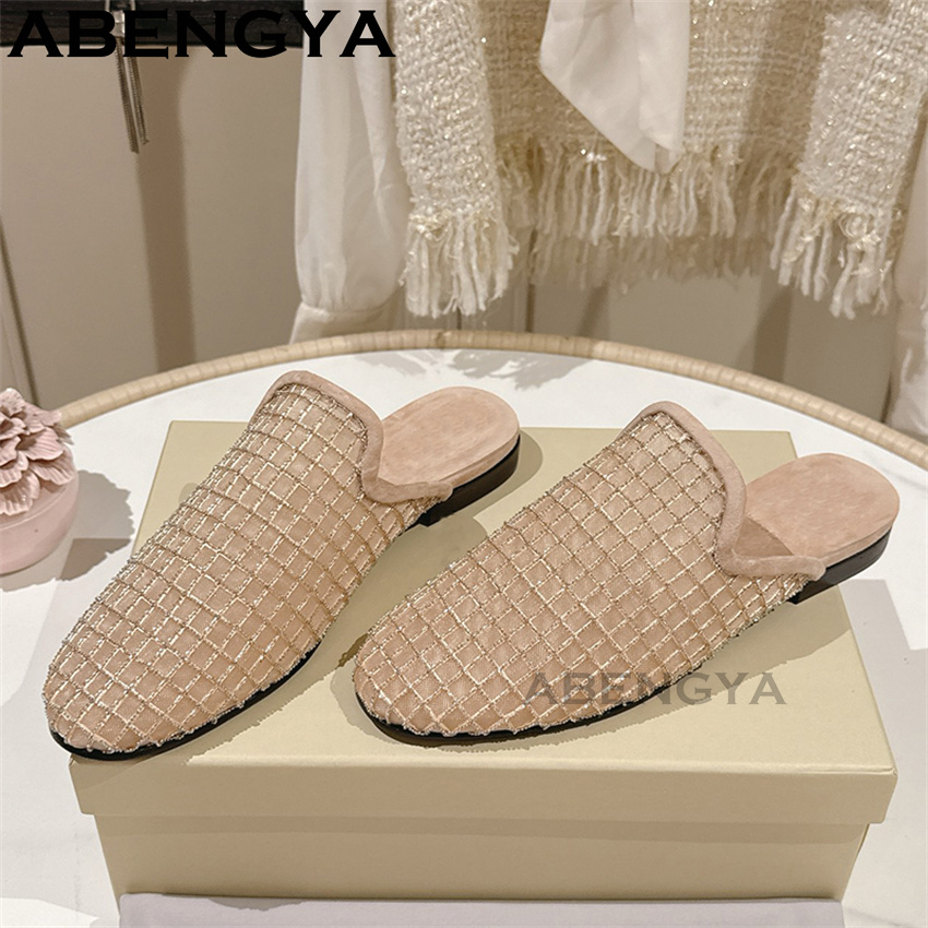 Shiny Lace Mesh Round Toe Flat – обзор и цена Ethnic Fashion In