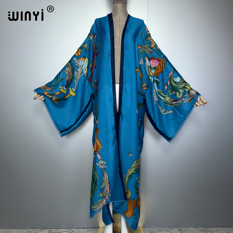 WINYI Africa boho kimono maxi  – обзор и цена Kaftan Women Boho