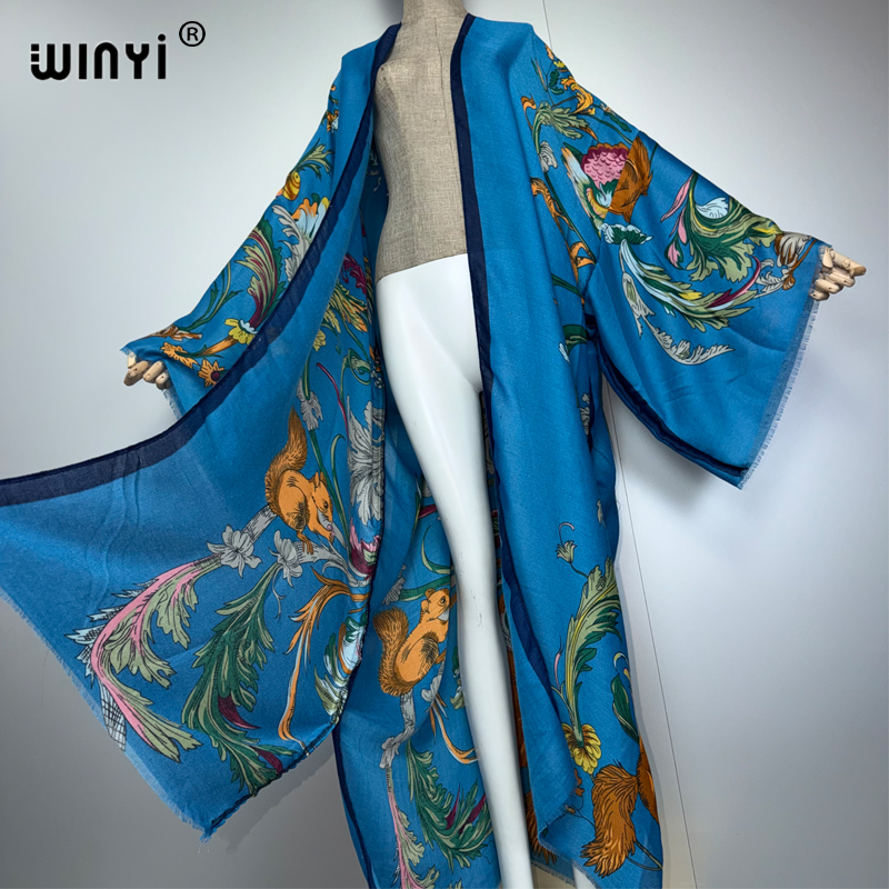 WINYI Africa boho kimono maxi  – обзор и цена Kaftan Women Boho