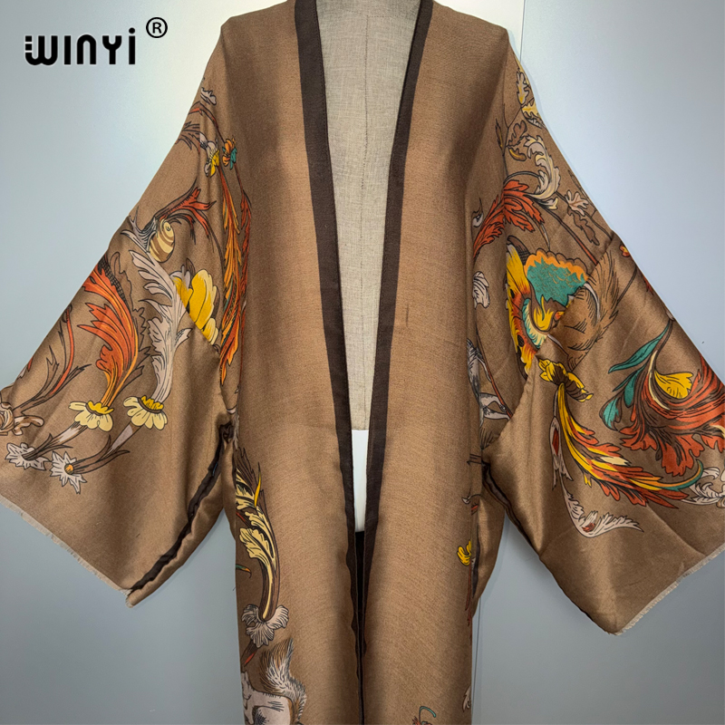 WINYI Africa boho kimono maxi  – обзор и цена Kaftan Women Boho
