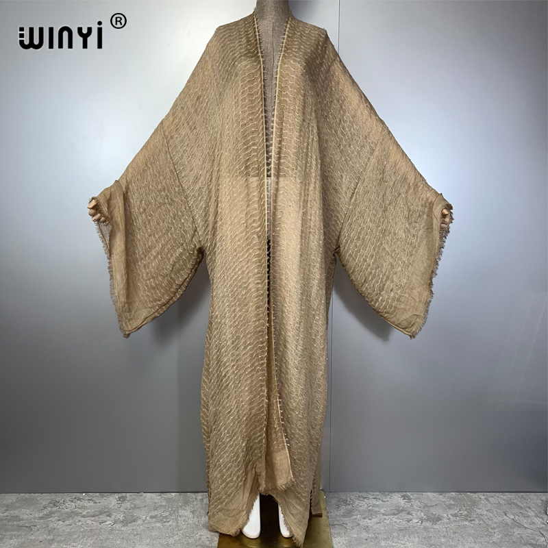 WINYI Geometric print kimono k – обзор и цена Kaftan Women Boho