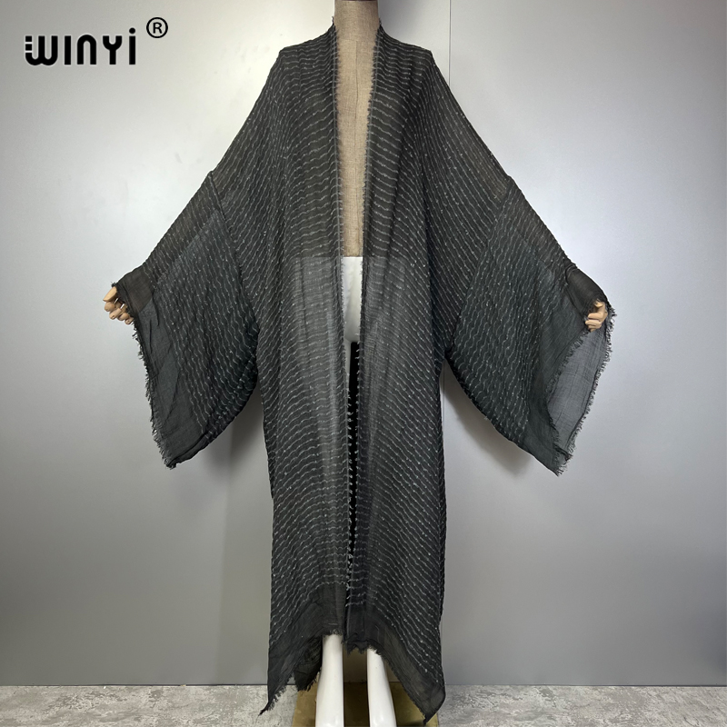 WINYI Geometric print kimono k – обзор и цена Kaftan Women Boho