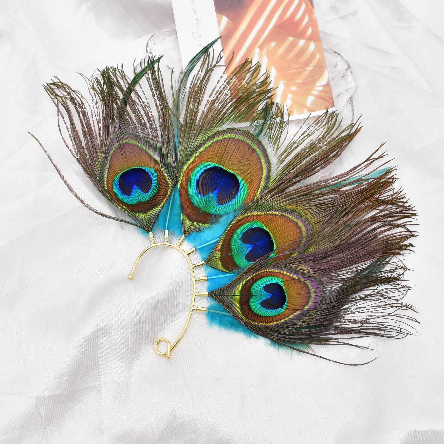 Peacock Feathers Women Ear Cuf – обзор и цена Ethnic Indian Fashion