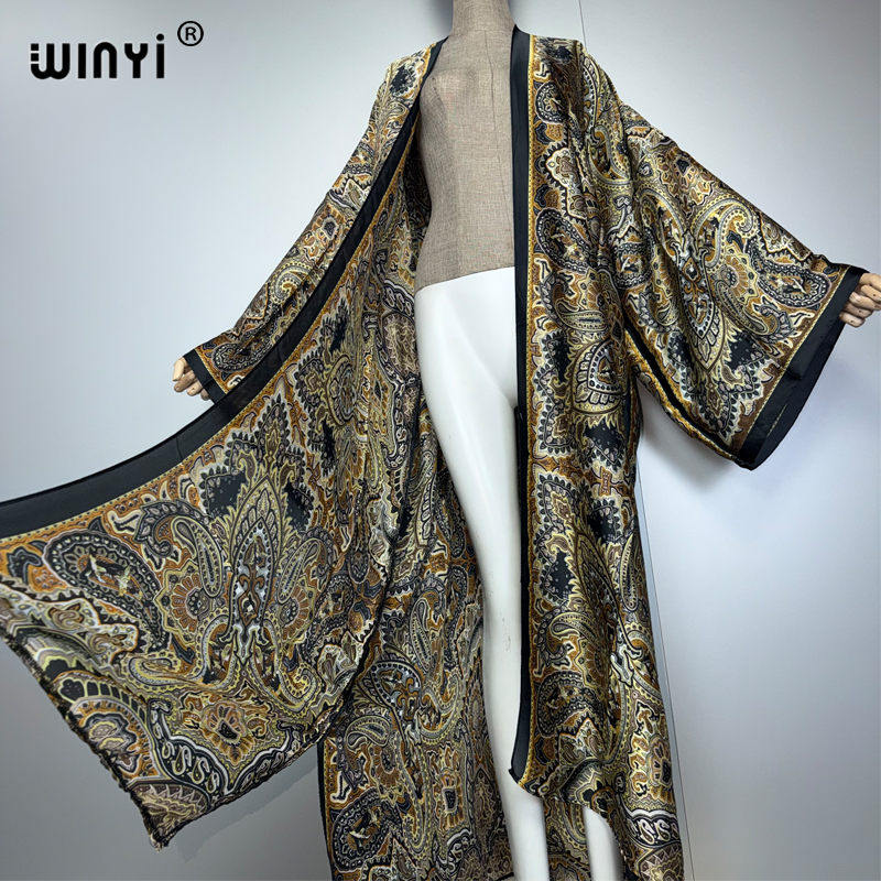WINYI kimono summer Cardigan a – обзор и цена Kaftan Women Boho