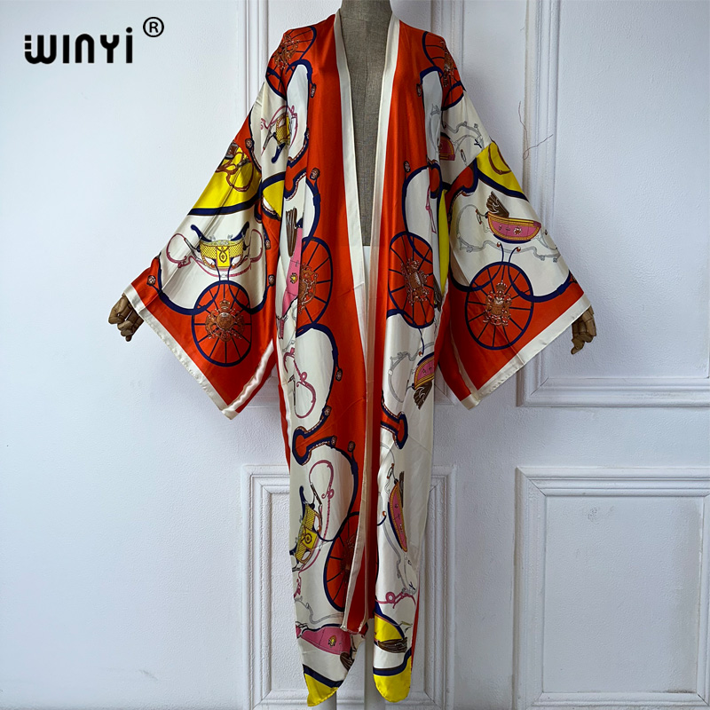 WINYI boho print Kimono Summer – обзор и цена Kaftan Women Boho