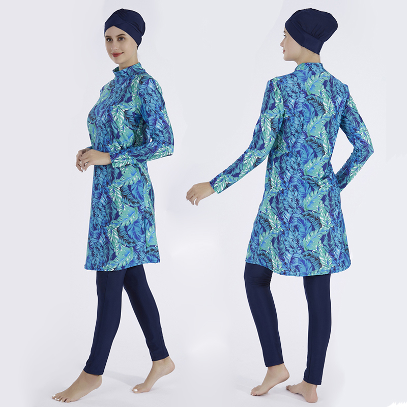 3PCS/Set Floral Muslim Swimmin – обзор и цена Abaya Modest Wear