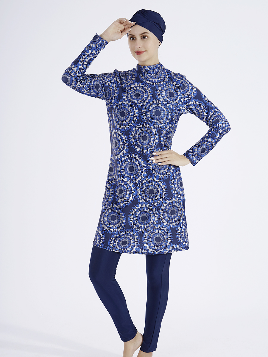 3PCS/Set Floral Muslim Swimmin – обзор и цена Abaya Modest Wear