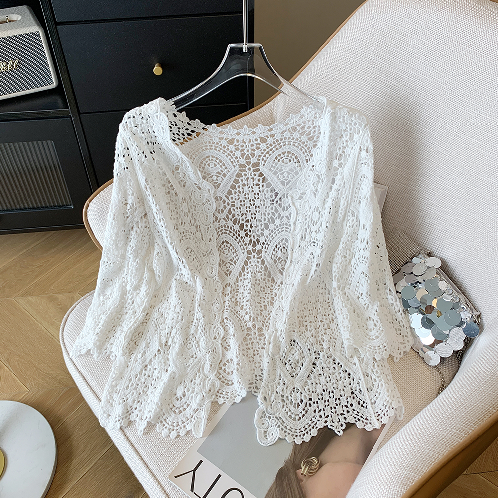 Sheer Crochet Cardigan Open Fr – обзор и цена Kaftan Women Boho