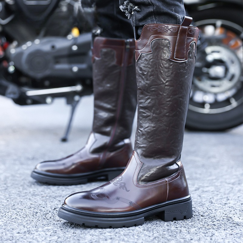 Men's Mid-calf Boots High Qual – обзор и цена Ethnic Fashion In