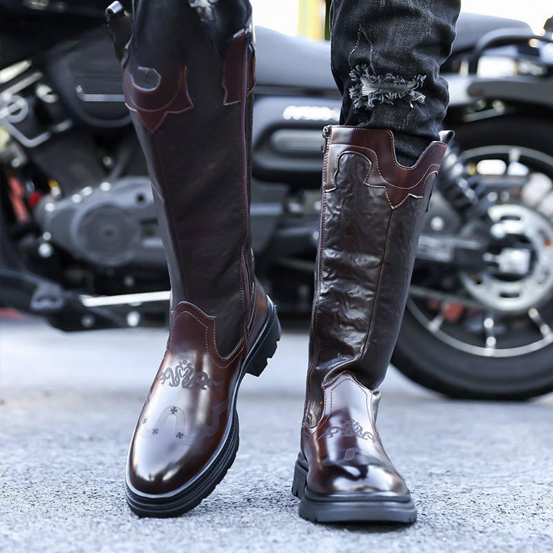 Men's Mid-calf Boots High Qual – обзор и цена Ethnic Fashion In