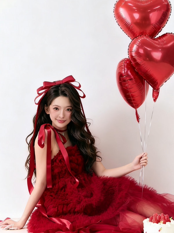 Red Tulle Skirt Artistic Birth – обзор и цена Ethnic Fashion Studio