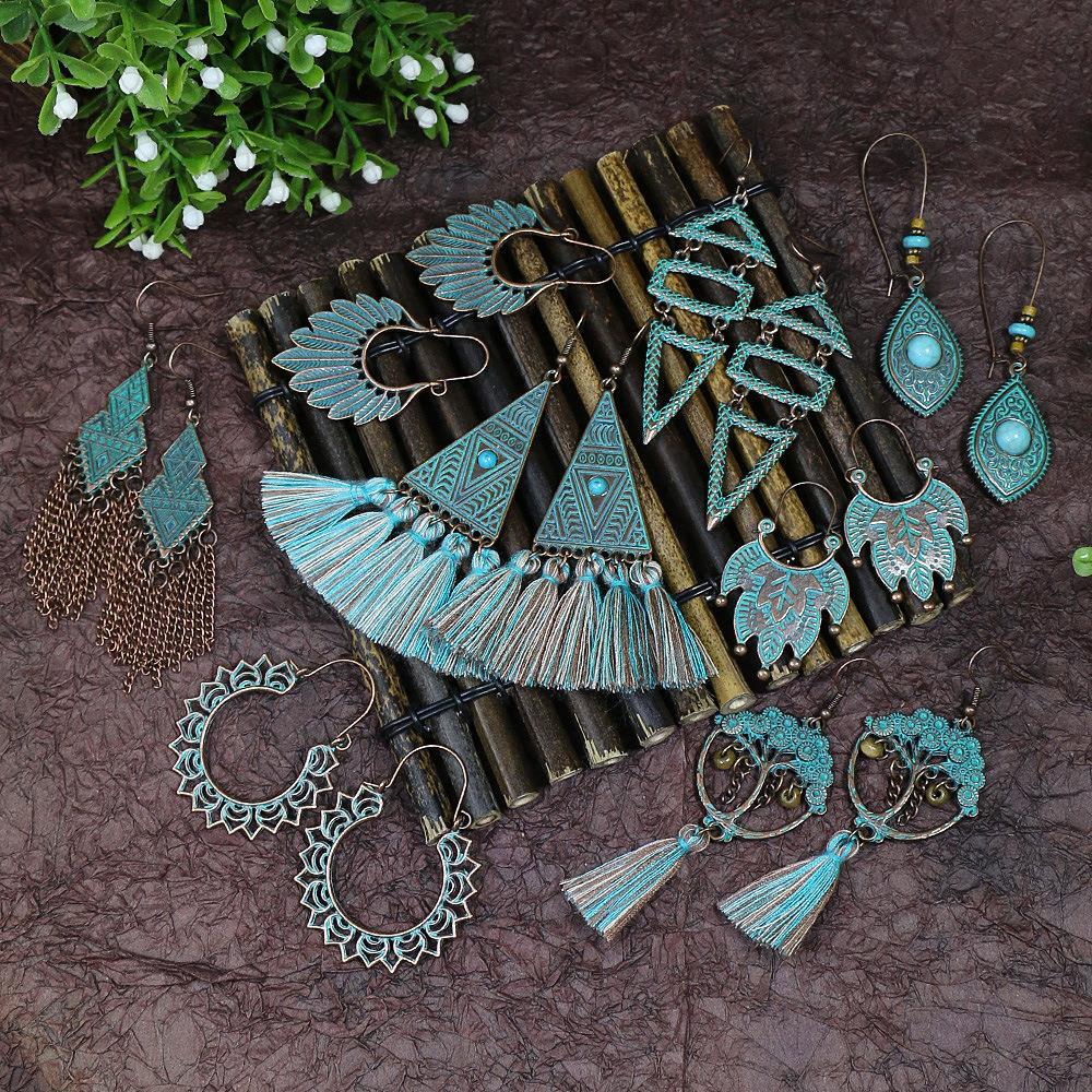 Retro Bronze Irregular Geometr – обзор и цена Ethnic Indian Fashion