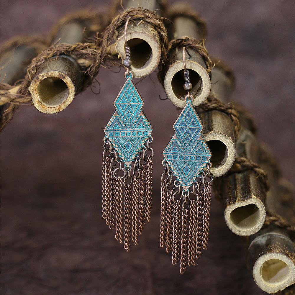 Retro Bronze Irregular Geometr – обзор и цена Ethnic Indian Fashion
