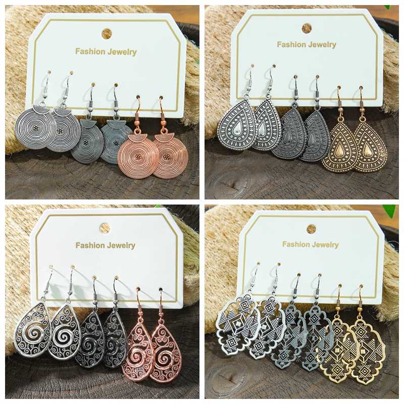 Fashion 3Colors Alloy Earring  – обзор и цена Ethnic Indian Fashion
