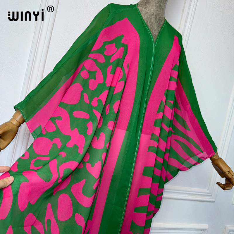 WINYI Africa Bohemia print Kim – обзор и цена Kaftan Women Boho