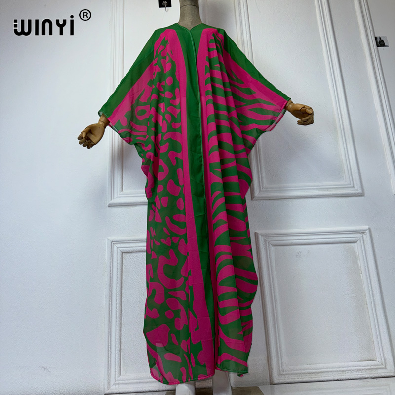 WINYI Africa Bohemia print Kim – обзор и цена Kaftan Women Boho