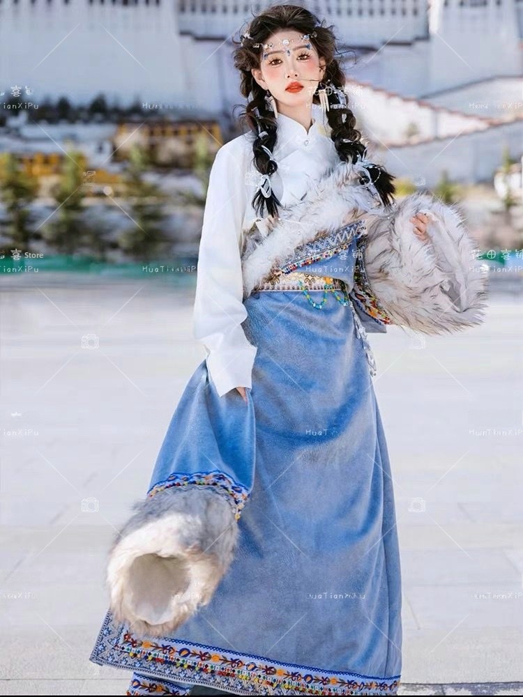 Tibetan Ethnic Women's  Robe F – обзор и цена Ethnic Clothing & Online Fashion Store Khaadi Us