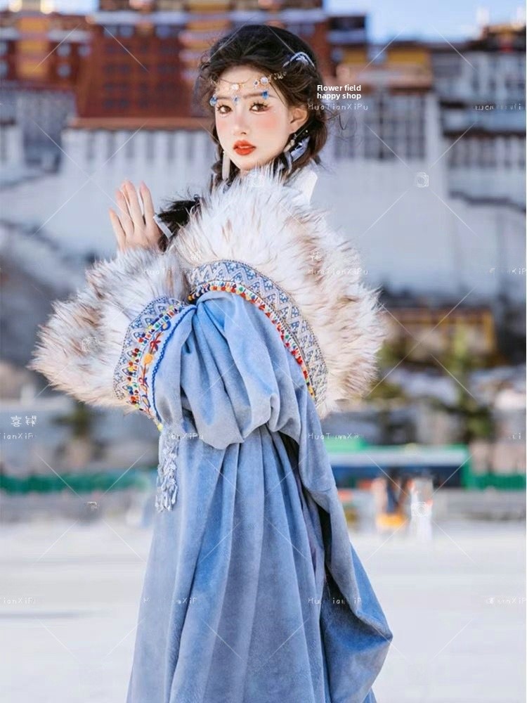 Tibetan Ethnic Women's  Robe F – обзор и цена Ethnic Clothing & Online Fashion Store Khaadi Us