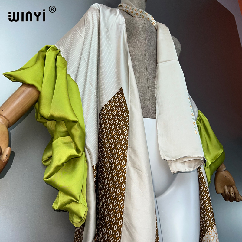 WINYI Summer Kimono party dres – обзор и цена Kaftan Women Boho