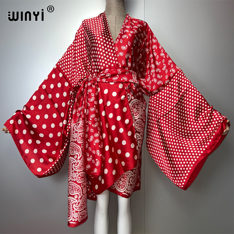 WINYI summer kimono fashion pr – обзор и цена Kaftan Women Boho