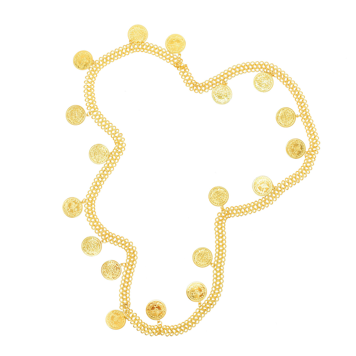 Gold Plated Simple Large Coins – обзор и цена Ethnic Indian Fashion